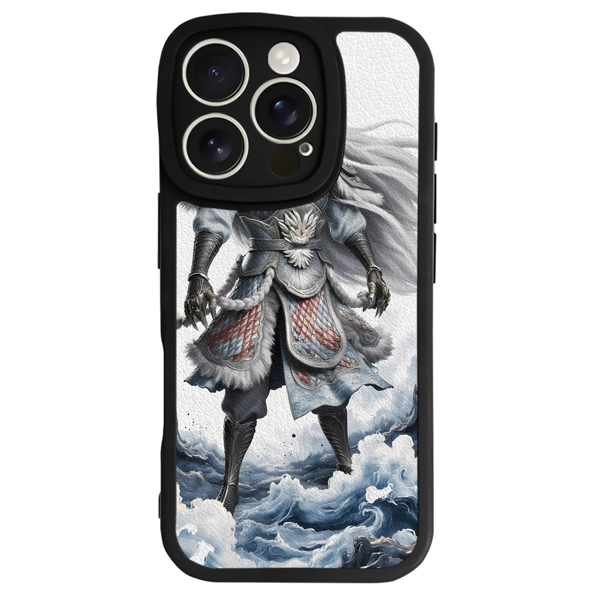 （画像用） Ne Zha 2 ナタ 魔童の大暴れ 【iPhone 16シリーズ対応】シリコンスマホケース（レザー調） 材質：シリコン
